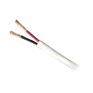 Bobina de 152 Metros / Cable de Cobre / 2 x 14 AWG / Tipo Audio CMR, CLR3R, FT4 / Para Intemperie / Color Blanco / Para Aplicaciones en Audio