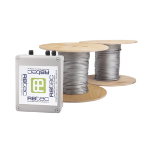 Kit de Cable Sensor Para Cerca Ciclonica IRONCLAD / 150 METROS / 2 ZONAS; 75 METROS POR ZONA / Sin Falsas Alarmas por Viento / TODO Incluido/TARJETA LPU400/ Calibración por Software