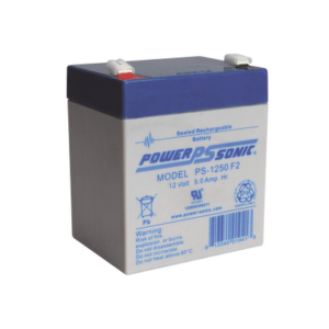 Batería de Respaldo UL de 12V 5AH / Ideal para Sistemas de Detección de Incendio / Control de Acceso / Intrusión / Videovigilancia / Terminales Tipo F2