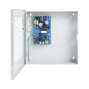 Fuente seleccionable de 12 / 24 Vcc @ 6 Amp. / 1 salida / Ideal para aplicaciones de potencia / Con capacidad de baterías de respaldo / Requieren baterías